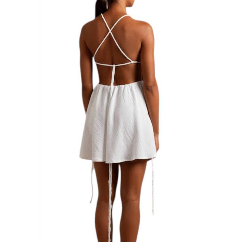 NEW CARAVANA astu mini dress in natural - Picture 2 of 2